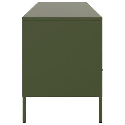 TV Cabinet Olive Green 100.5x39x50.5 cm Cold-rolled Steel