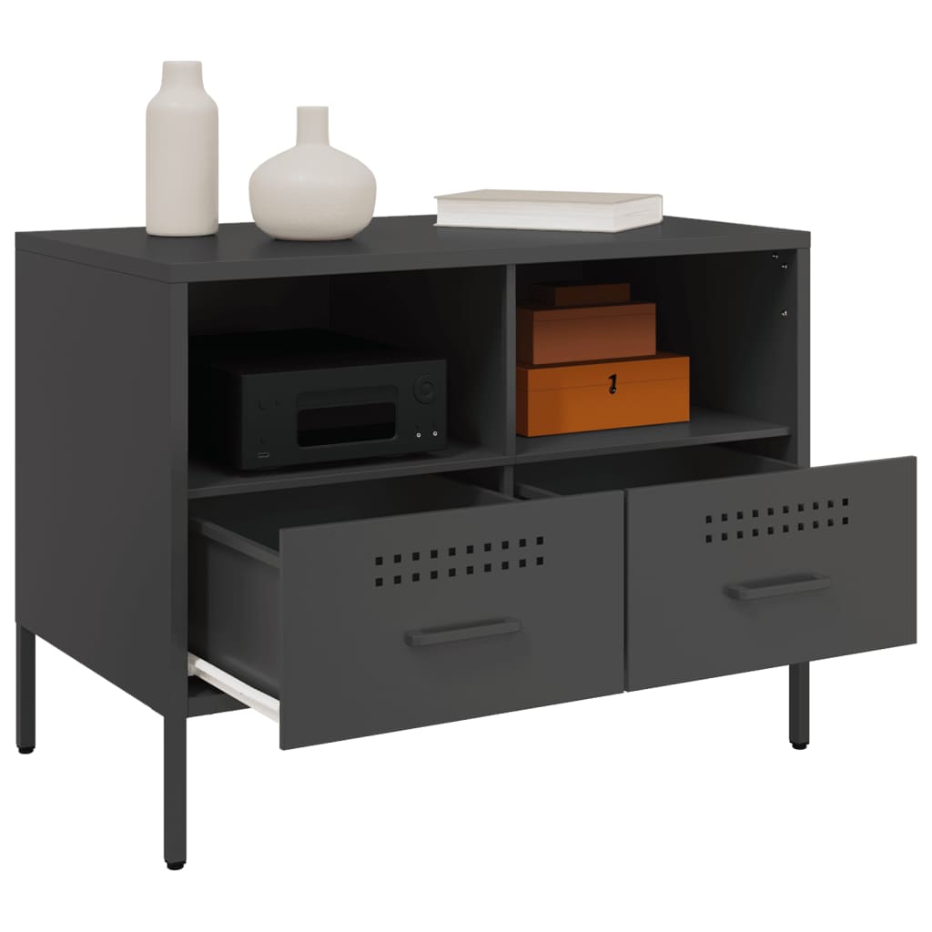 TV Cabinet Black 68x39x50.5 cm Cold-rolled Steel