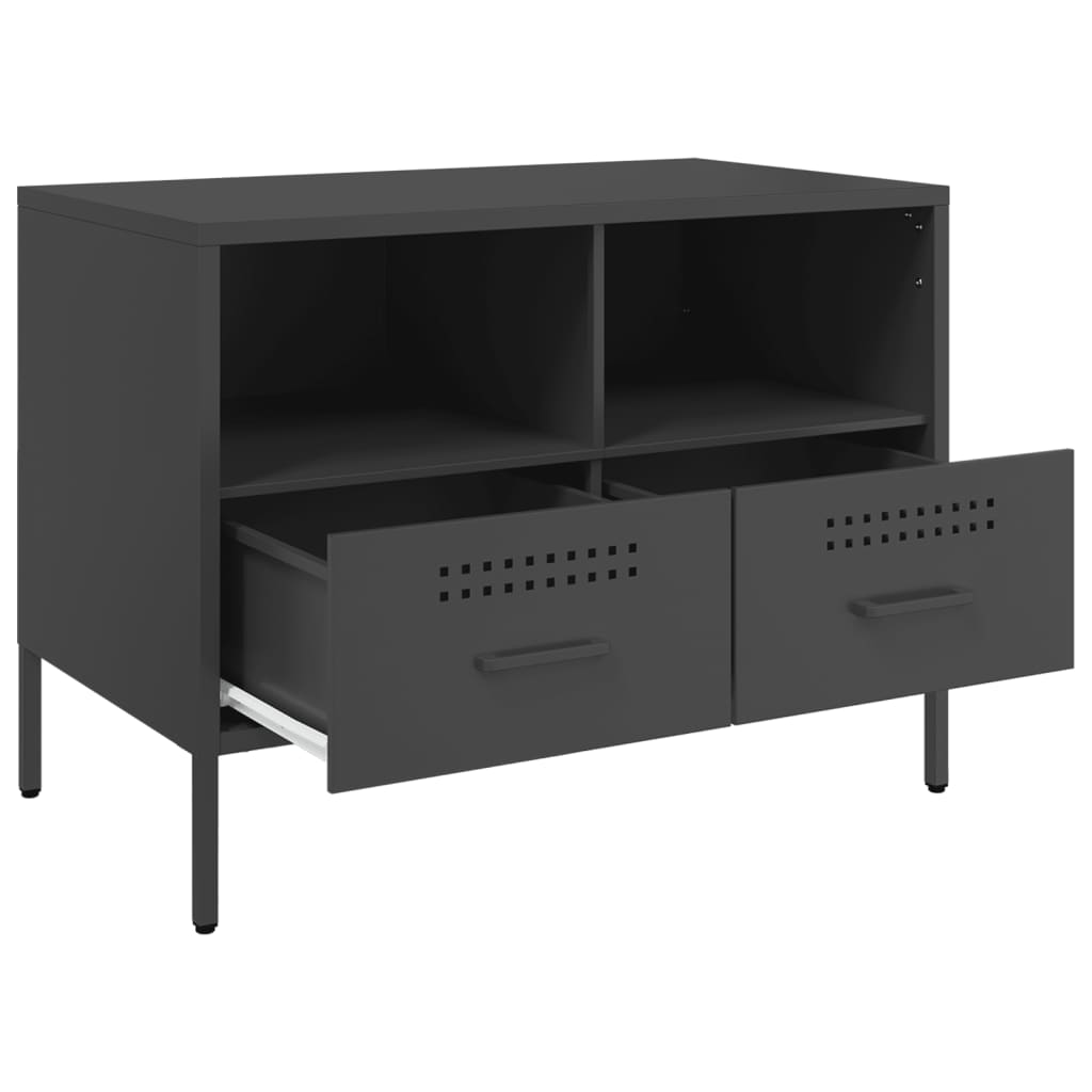 TV Cabinet Black 68x39x50.5 cm Cold-rolled Steel