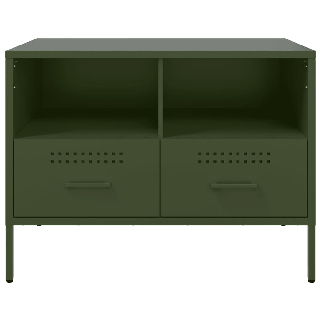 TV Cabinet Olive Green 68x39x50.5 cm Cold-rolled Steel