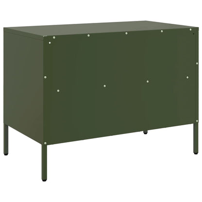 TV Cabinet Olive Green 68x39x50.5 cm Cold-rolled Steel