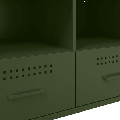 TV Cabinet Olive Green 68x39x50.5 cm Cold-rolled Steel