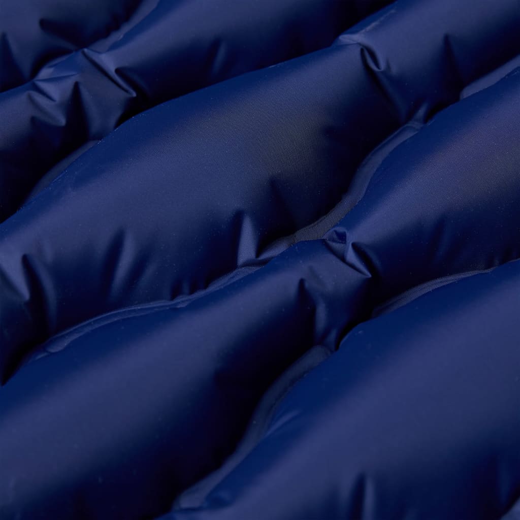 Self Inflating Camping Mattress with Pillow 1-Person Navy Blue