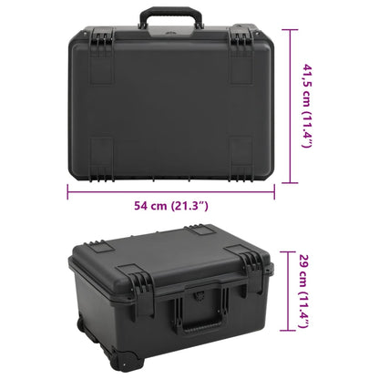 Portable Flight Case Black 54x41.5x29 cm PP