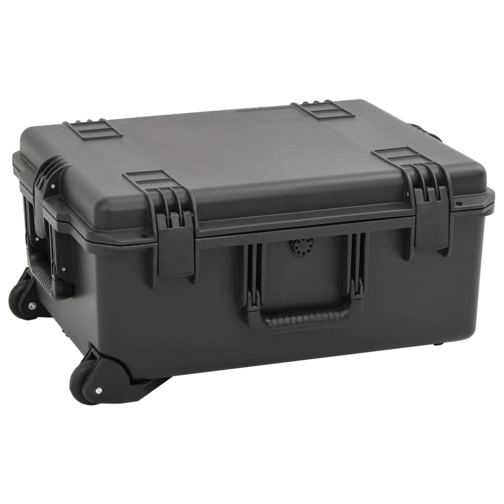 Portable Flight Case Black 62.5x50x28.5 cm PP