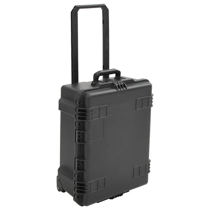 Portable Flight Case Black 62.5x50x28.5 cm PP