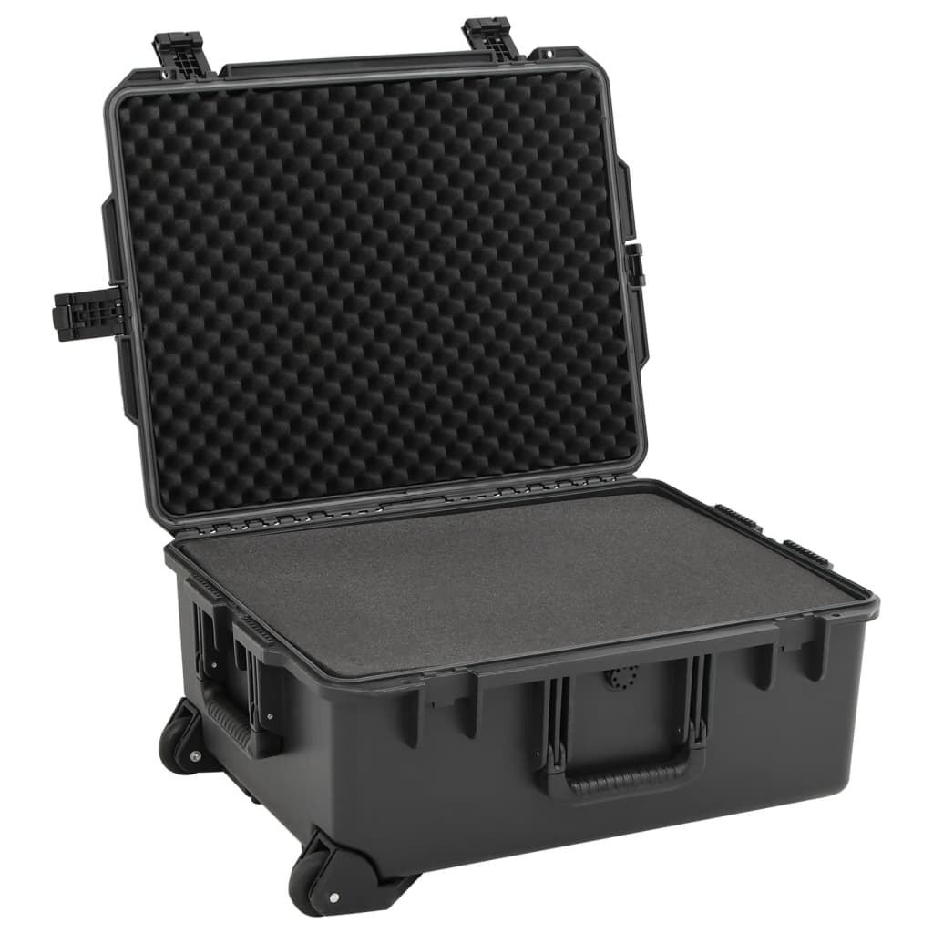 Portable Flight Case Black 62.5x50x28.5 cm PP