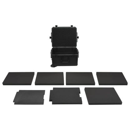 Portable Flight Case Black 62.5x49.5x37 cm PP