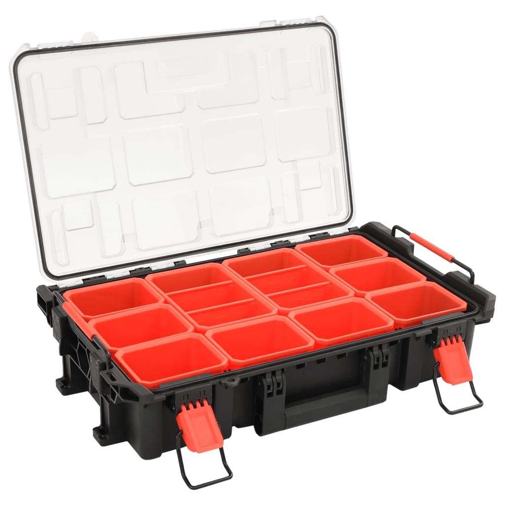 Portable Flight Case Black 55.5x34.5x13.5 cm PP