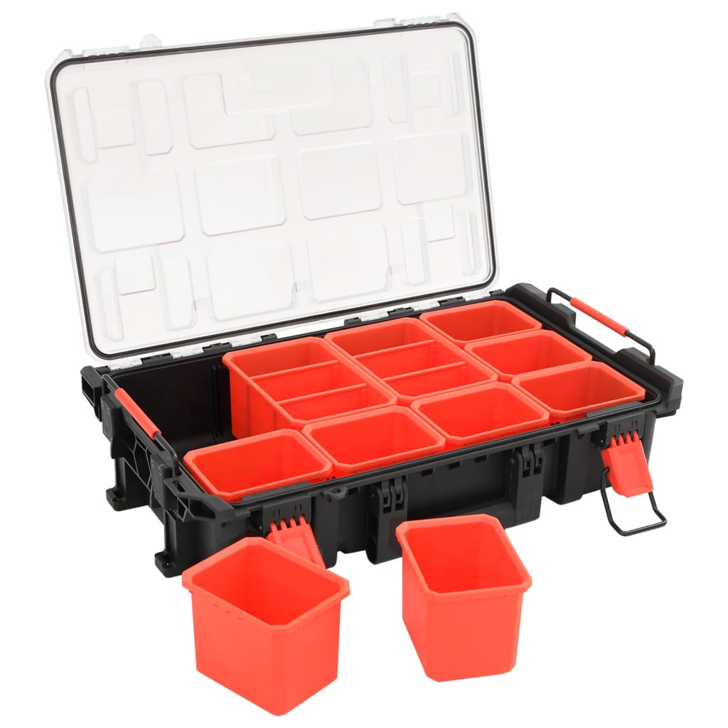 Portable Flight Case Black 55.5x34.5x13.5 cm PP