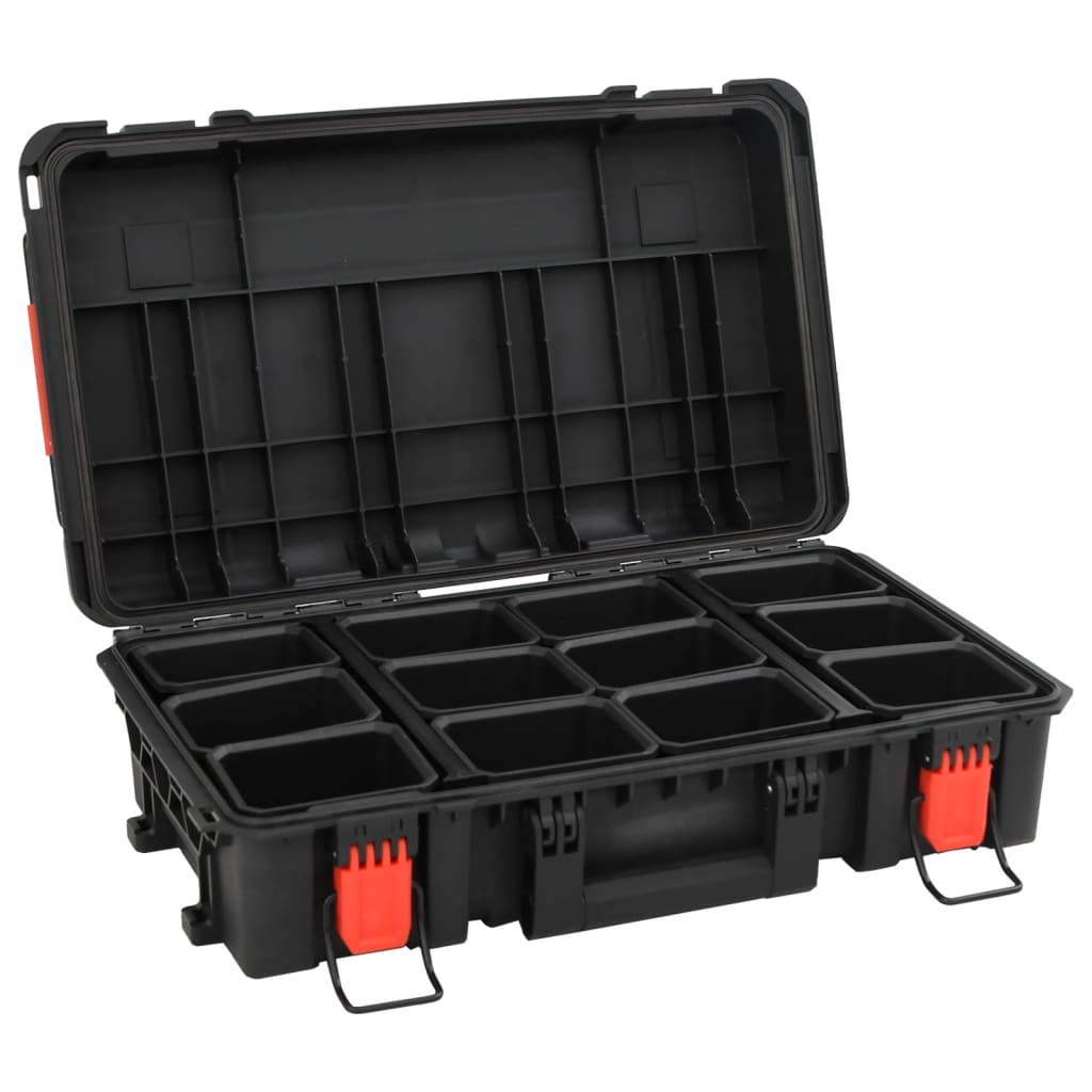 Portable Flight Case Black 56.5x34x16 cm PP