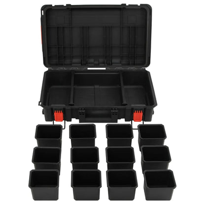 Portable Flight Case Black 56.5x34x16 cm PP