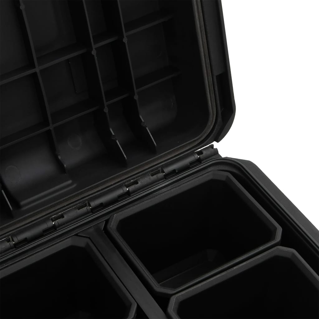 Portable Flight Case Black 56.5x34x16 cm PP