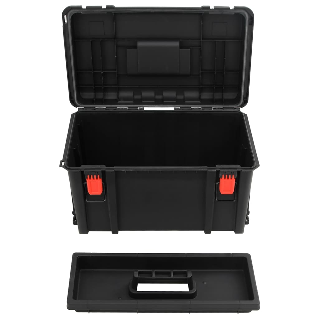 Portable Flight Case Black 57x35x32.5 cm PP