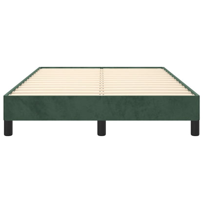 Bed Frame without Mattress Dark Green 120x190 cm Small Double Velvet