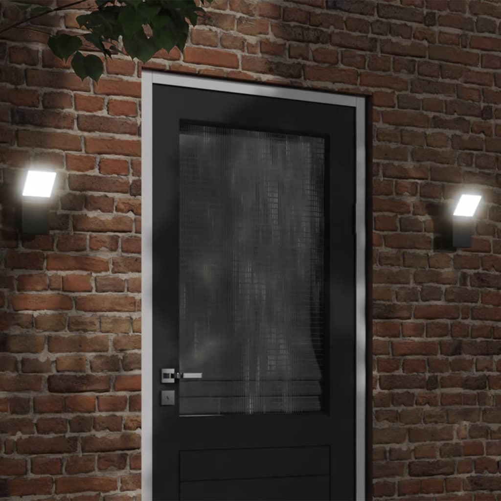 Outdoor LED Wall Light Black Die-cast Aluminium