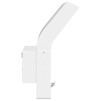 Outdoor LED Wall Light with Sensor White Die-cast Aluminium