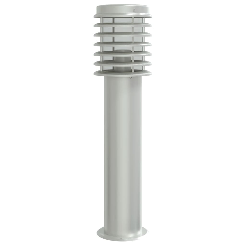 Outdoor Floor Lamp Silver 60 cm Stainless Steel