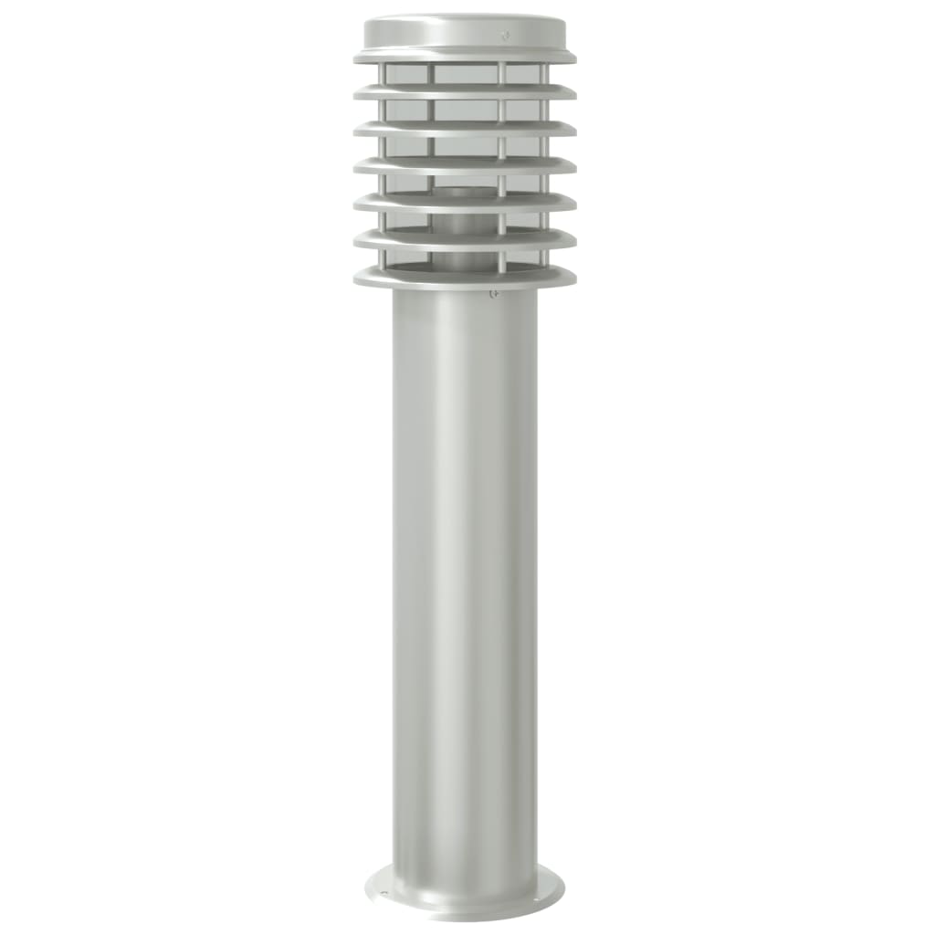 Outdoor Floor Lamps 3pcs Silver 60 cm Stainless Steel