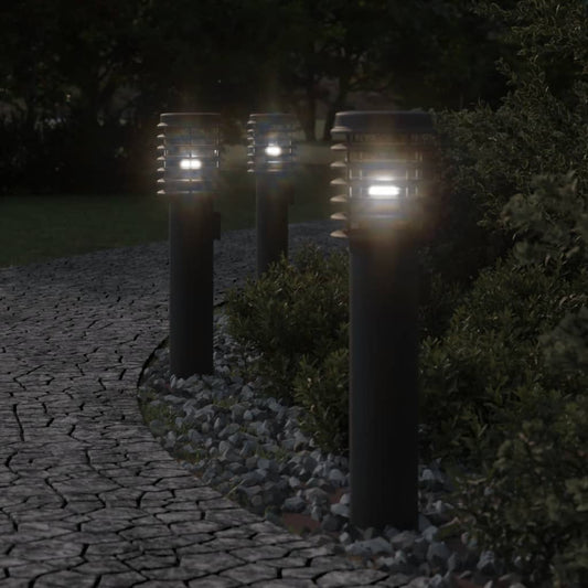 Outdoor Floor Lamp Black 60 cm Stainless Steel