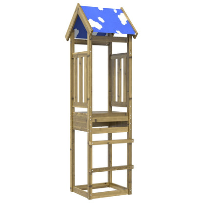 Play Tower 52.5x46.5x208 cm Impregnated Wood Pine