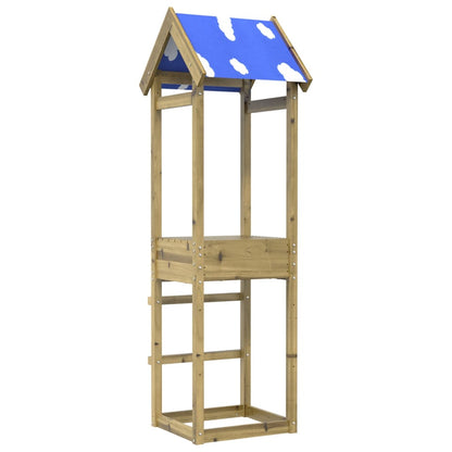 Play Tower 52.5x46.5x195 cm Impregnated Wood Pine