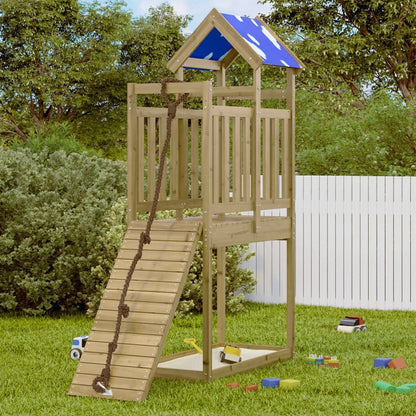 Play Tower 110.5x52.5x215 cm Impregnated Wood Pine