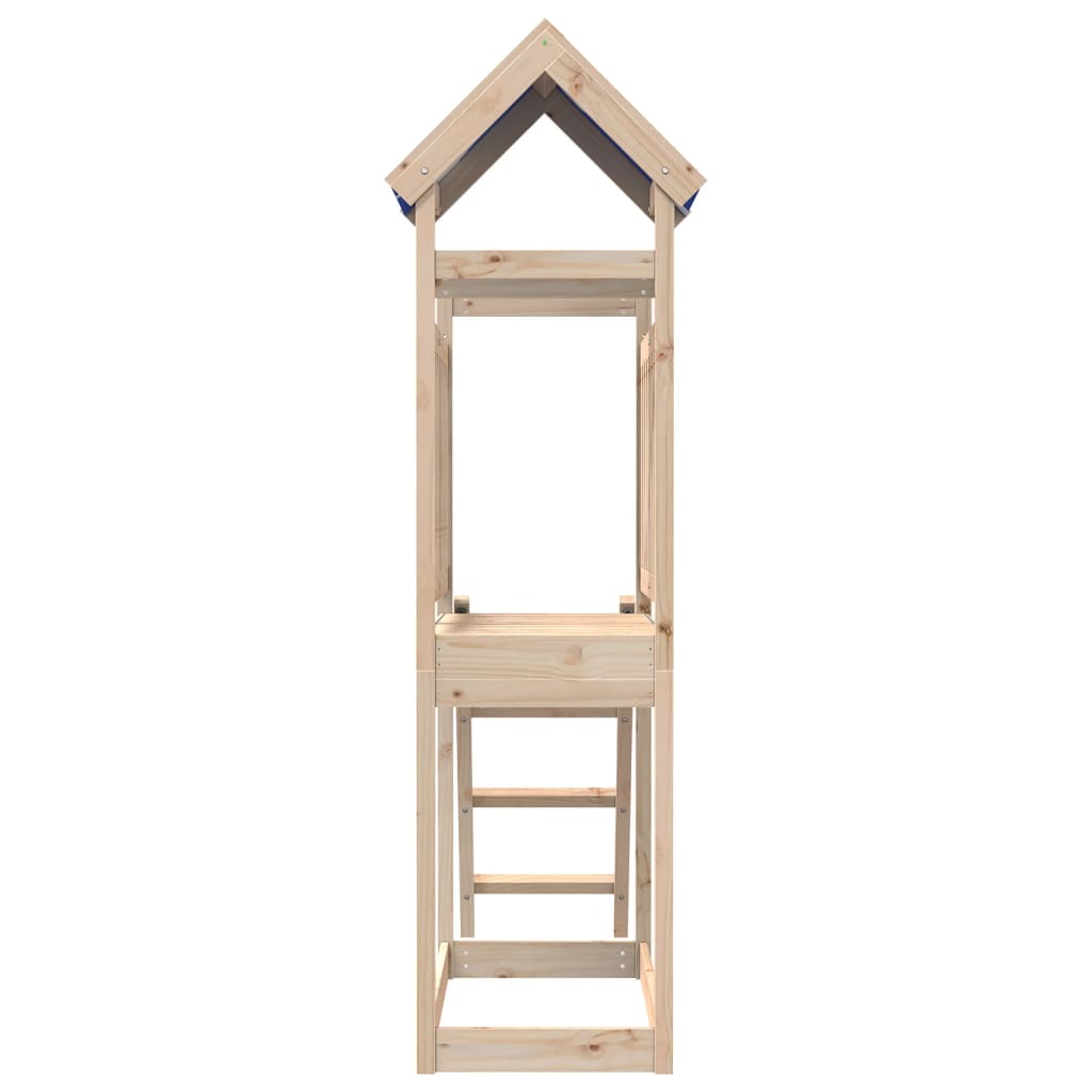 Play Tower with Ladder 110.5x52.5x215 cm Solid Wood Pine