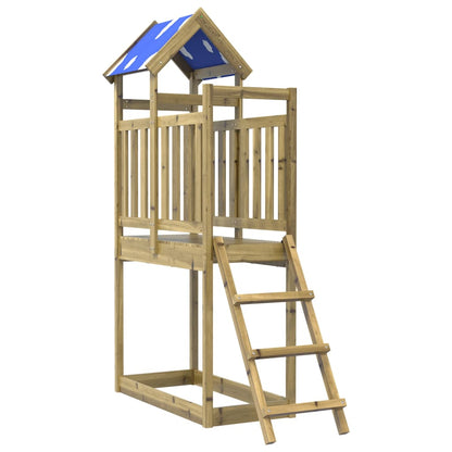 Play Tower with Ladder 110.5x52.5x215 cm Impregnated Wood Pine