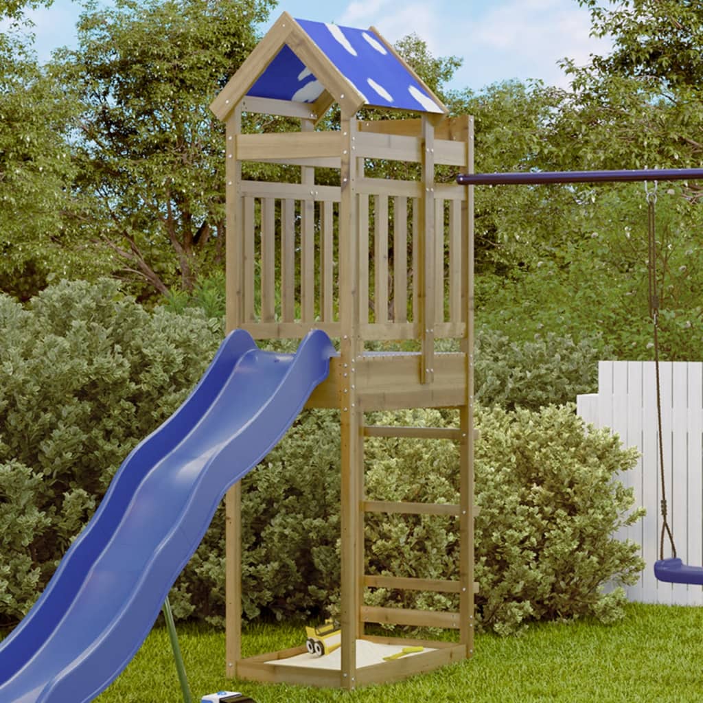 Play Tower 85x52.5x239 cm Impregnated Wood Pine