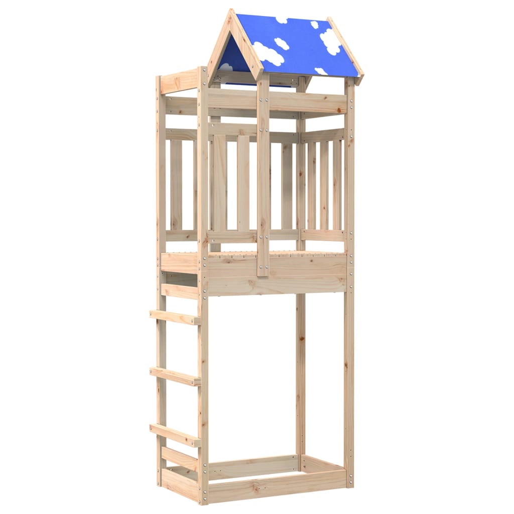 Play Tower 85x52.5x239 cm Solid Wood Pine