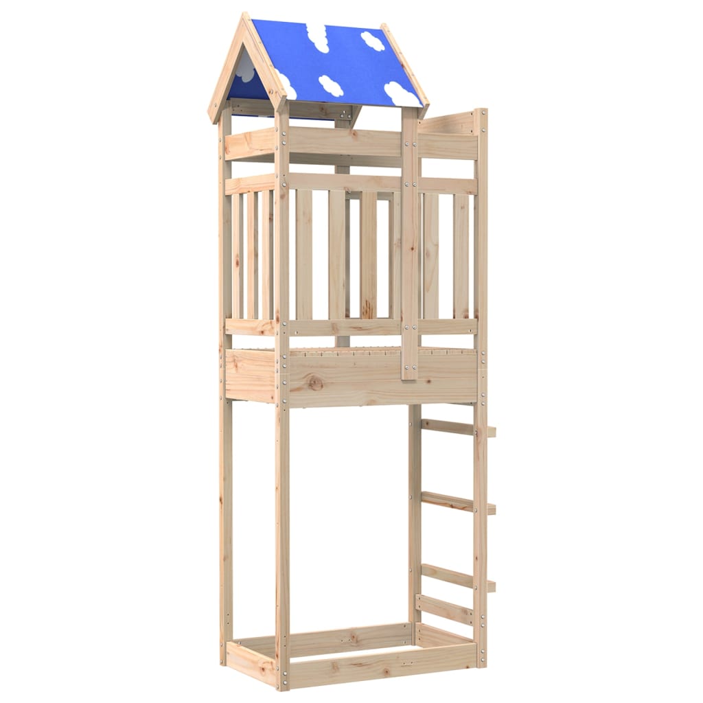 Play Tower 85x52.5x239 cm Solid Wood Pine