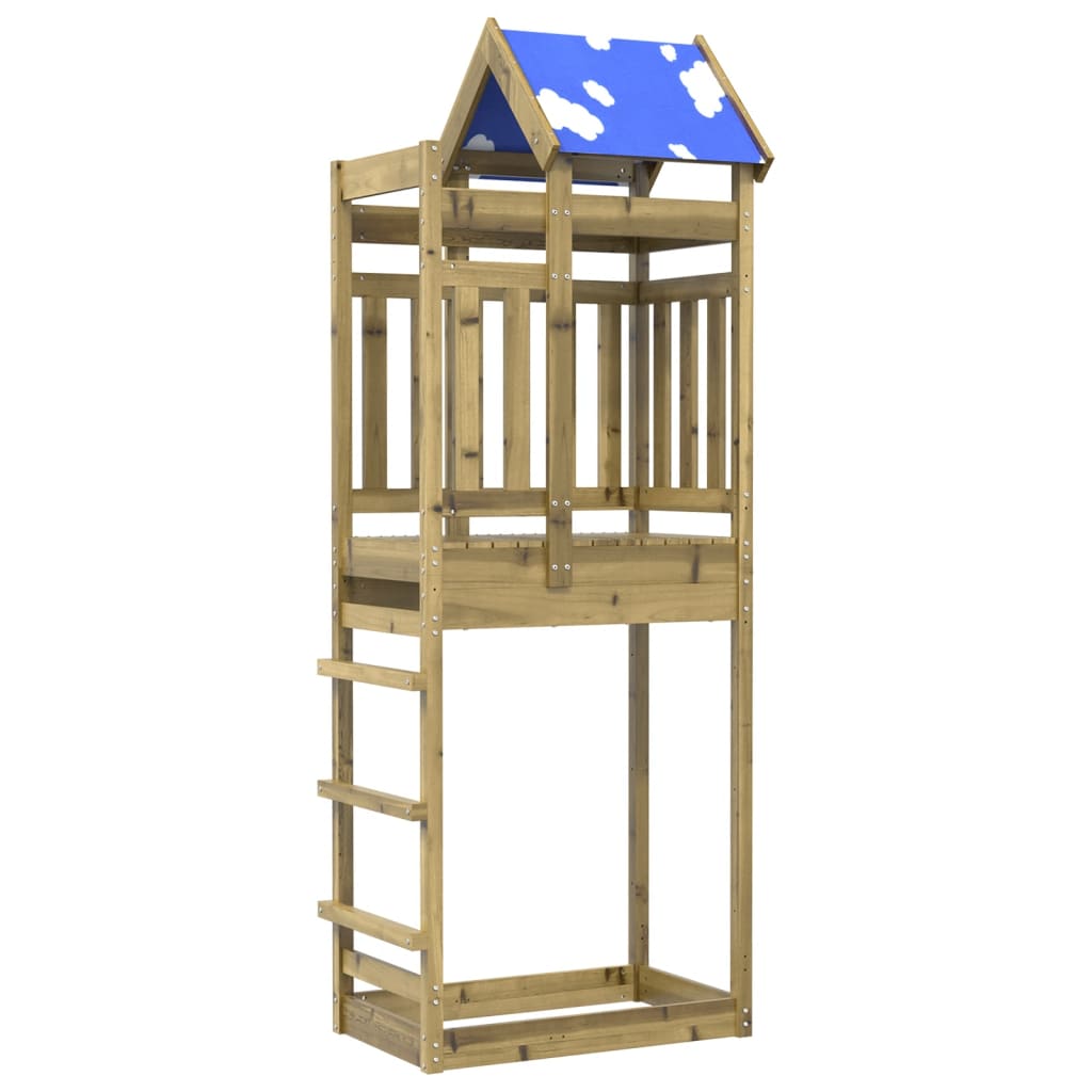 Play Tower 85x52.5x239 cm Impregnated Wood Pine