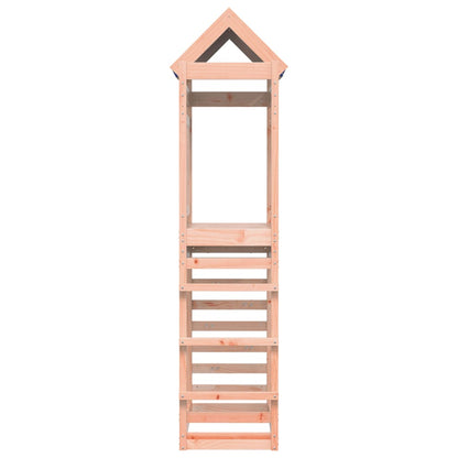 Play Tower with Rockwall 85x52.5x239 cm Solid Wood Douglas Fir