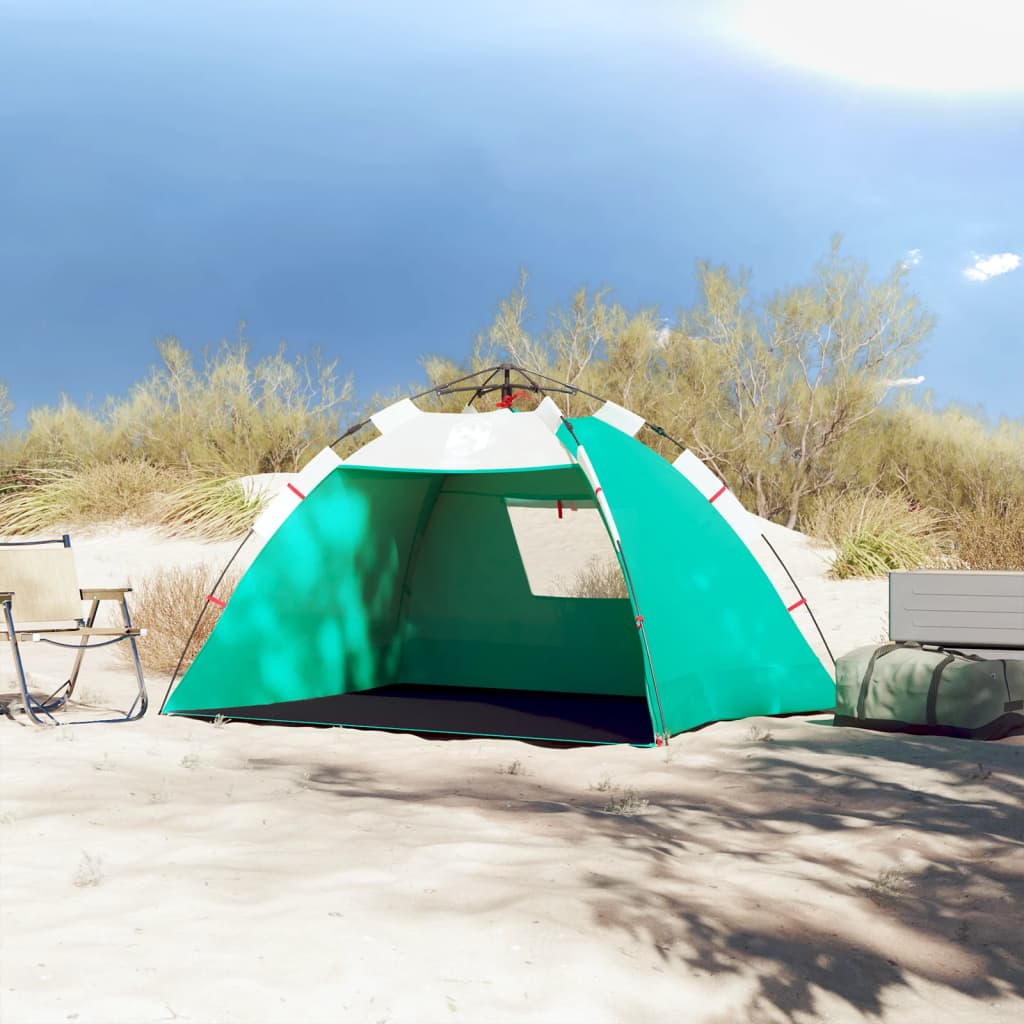 Beach Tent 2-Person Sea Green Quick Release Waterproof