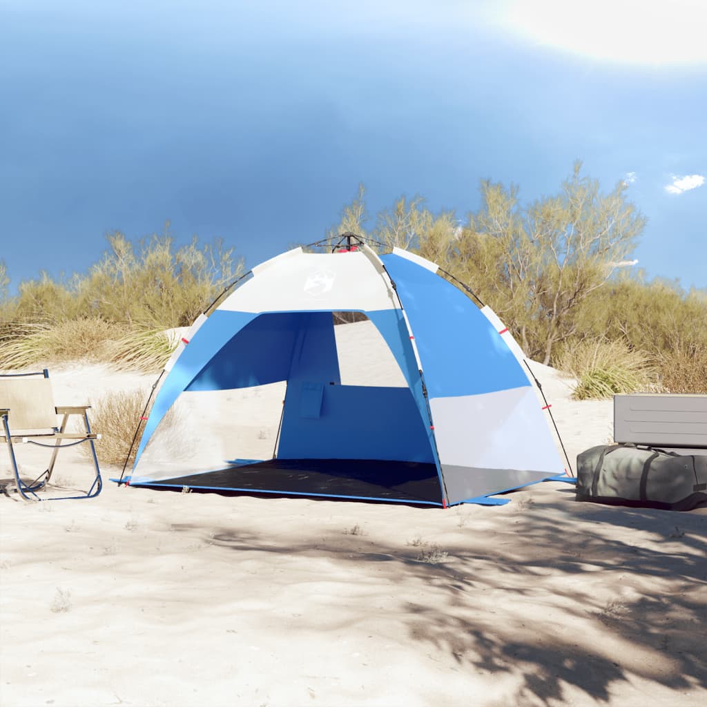 Beach Tent 2-Person Azure Blue Quick Release Waterproof