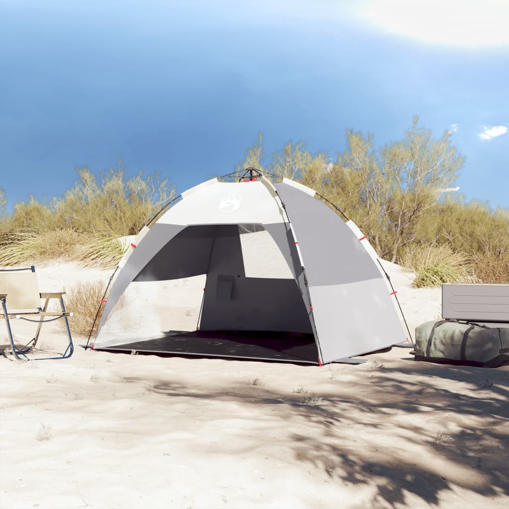 Beach Tent 2-Person Grey Quick Release Waterproof