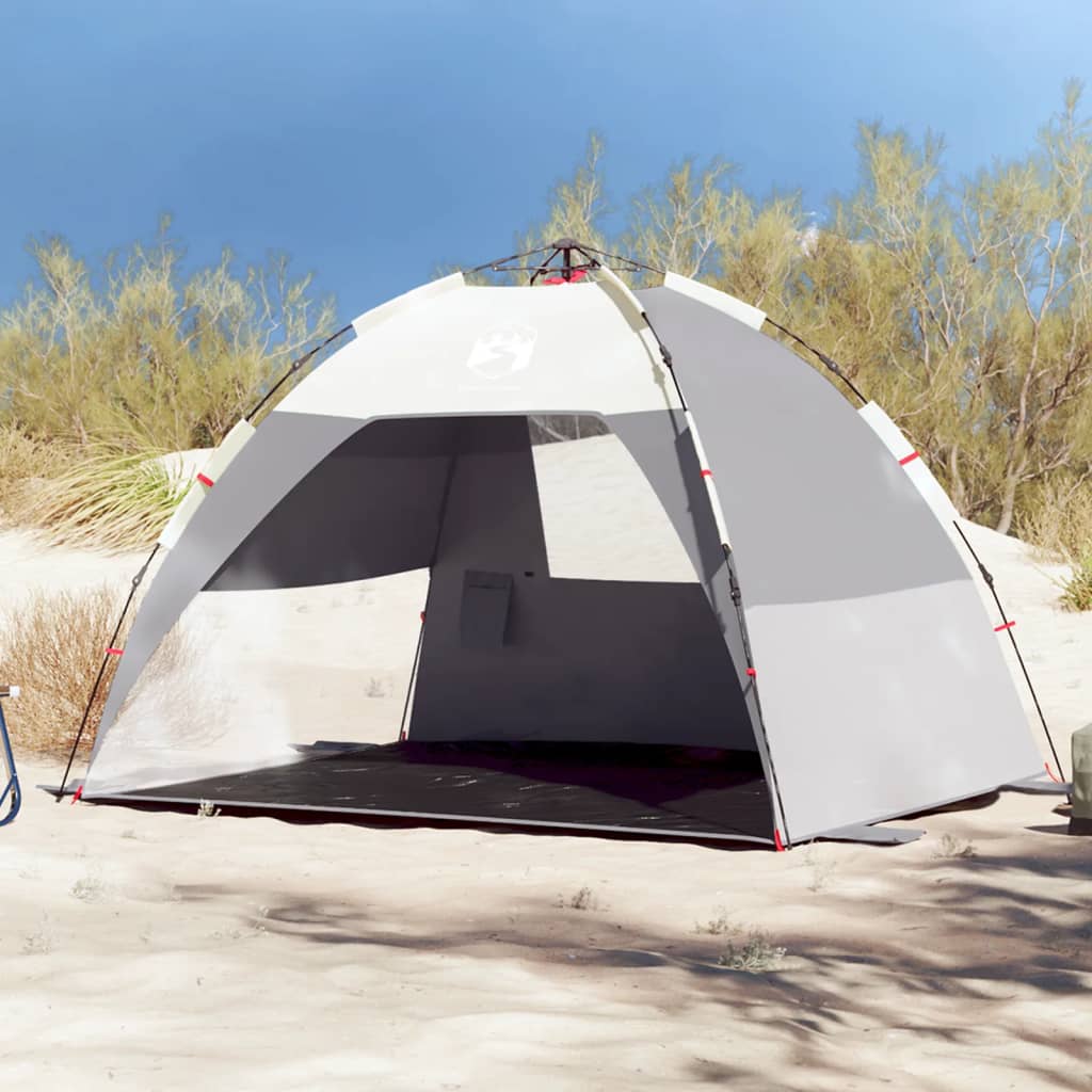 Beach Tent 2-Person Grey Quick Release Waterproof