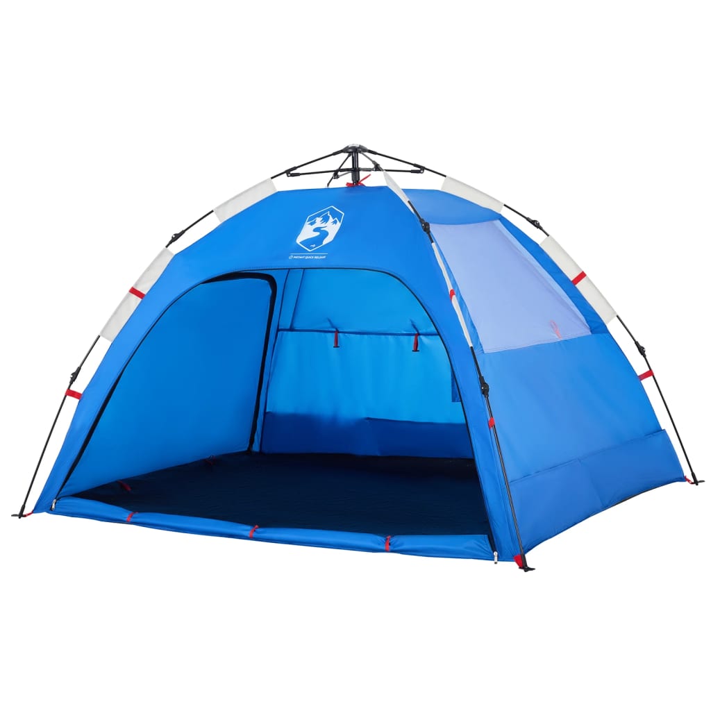 Beach Tent 2-Person Azure Blue Quick Release Waterproof