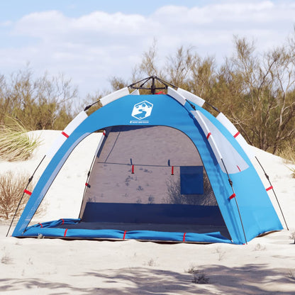 Beach Tent 2-Person Azure Blue Quick Release Waterproof