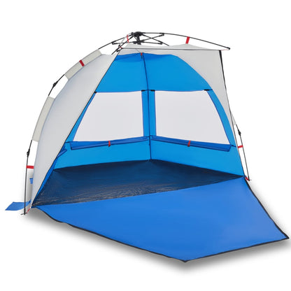 Beach Tent 2-Person Azure Blue Quick Release Waterproof