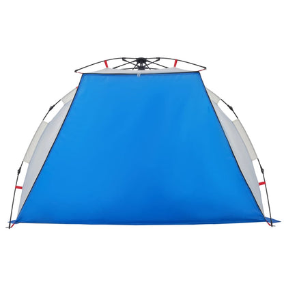 Beach Tent 2-Person Azure Blue Quick Release Waterproof