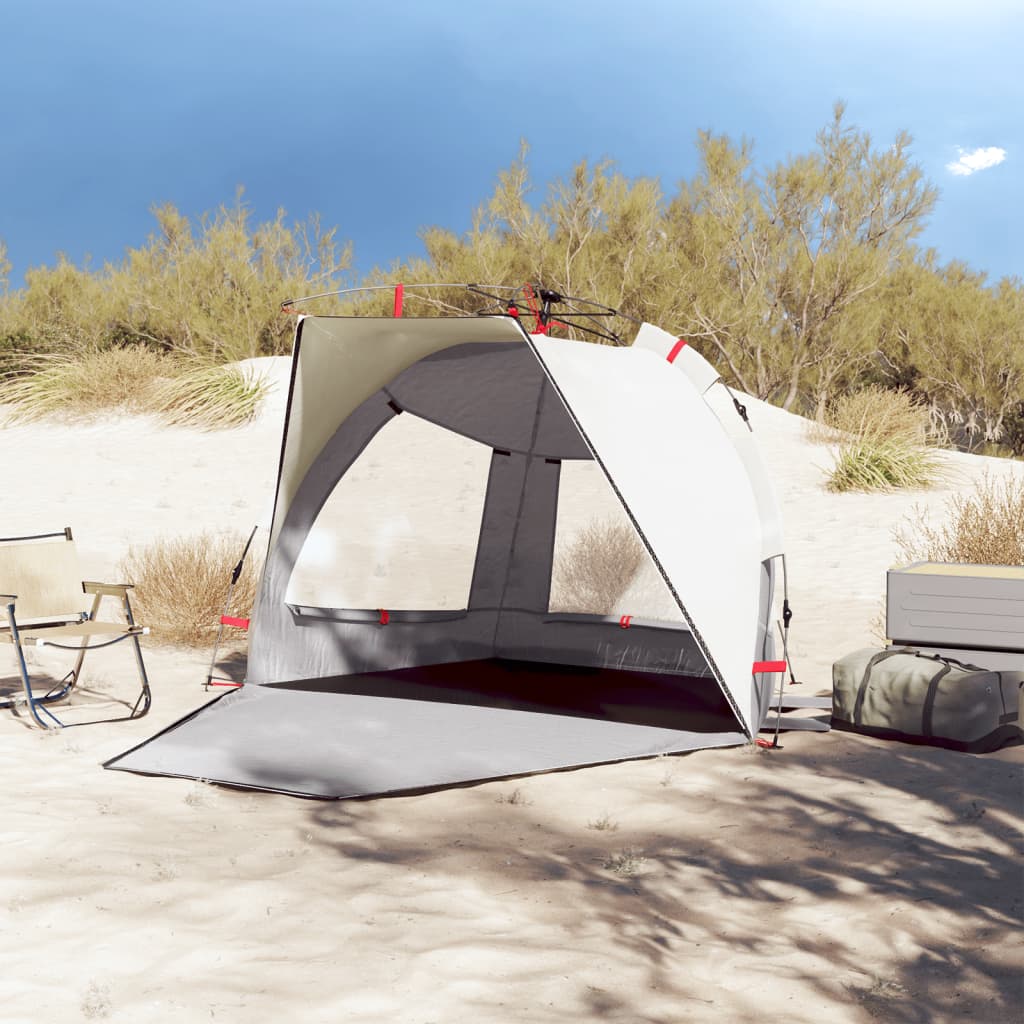 Beach Tent 2-Person Grey Quick Release Waterproof