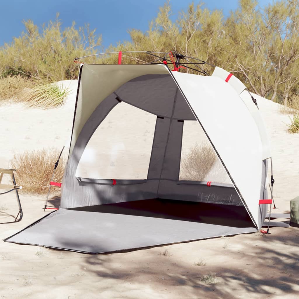 Beach Tent 2-Person Grey Quick Release Waterproof