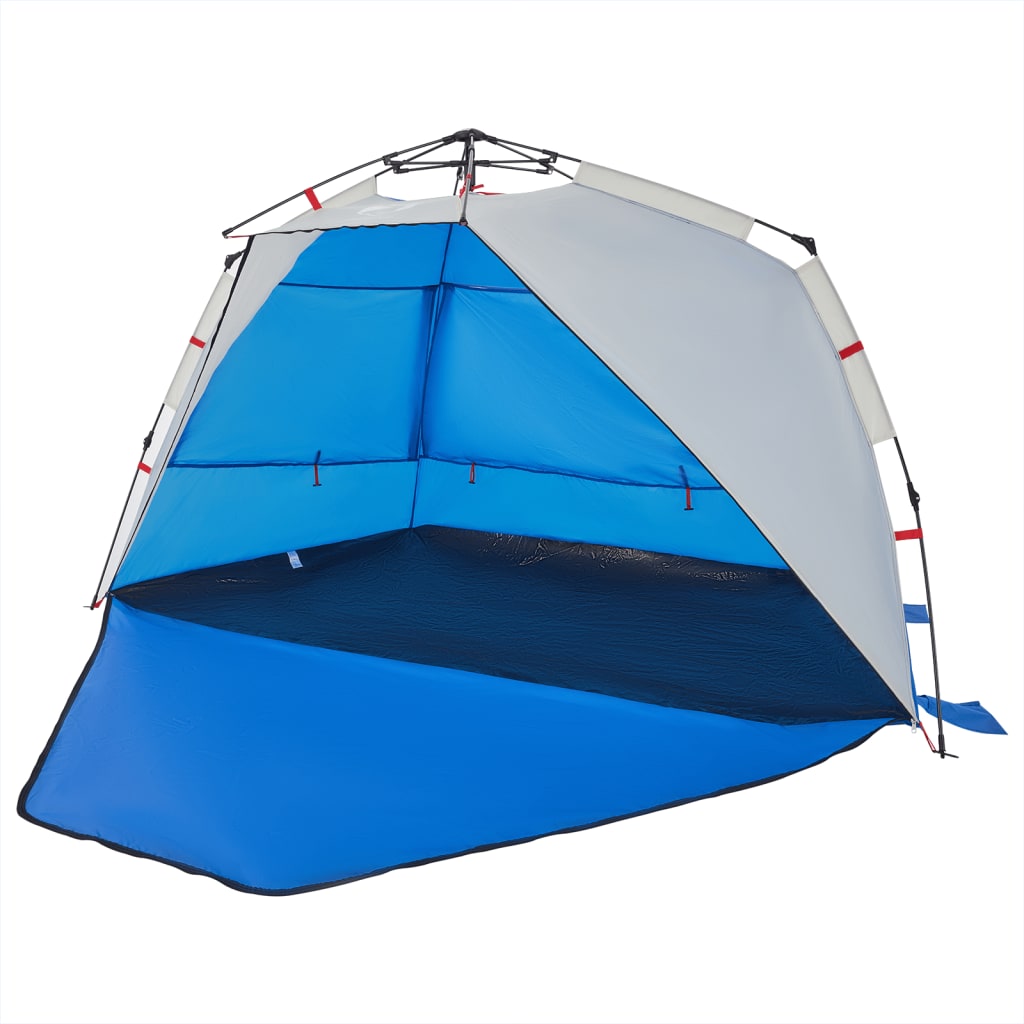 Beach Tent 3-Person Azure Blue Quick Release Waterproof