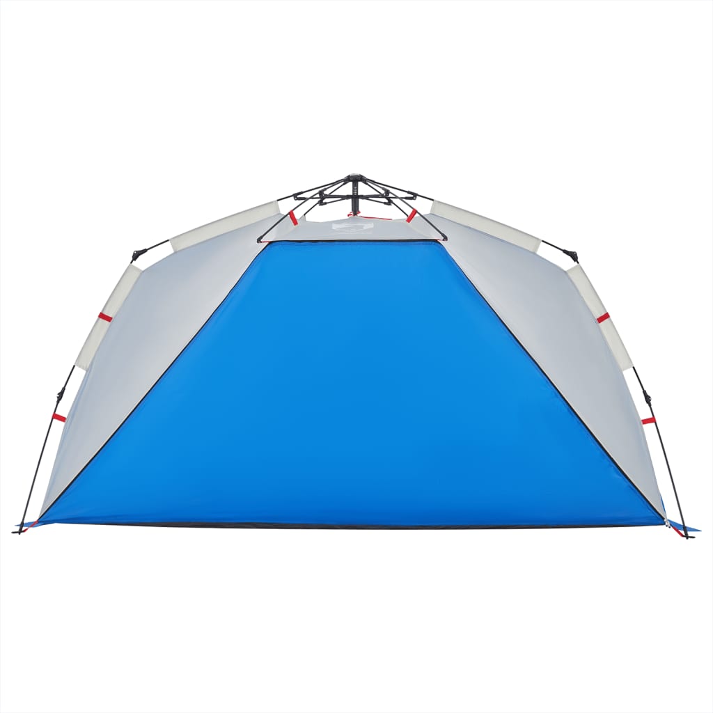 Beach Tent 3-Person Azure Blue Quick Release Waterproof