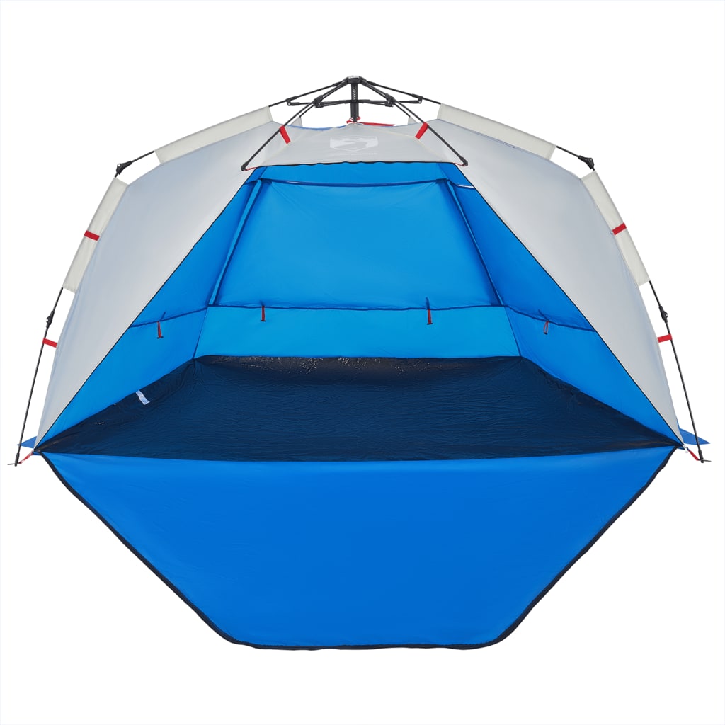 Beach Tent 3-Person Azure Blue Quick Release Waterproof