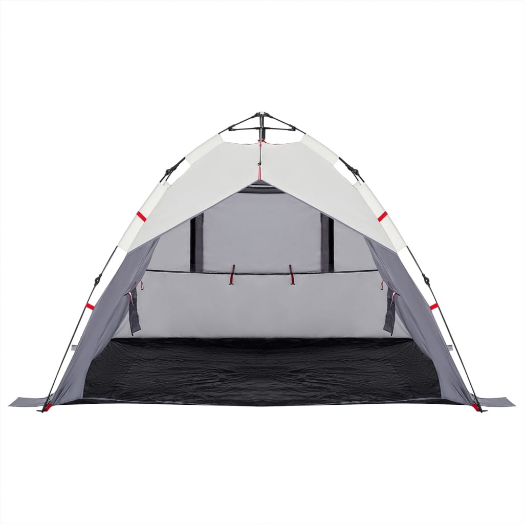 Beach Tent 3-Person Grey Quick Release Waterproof