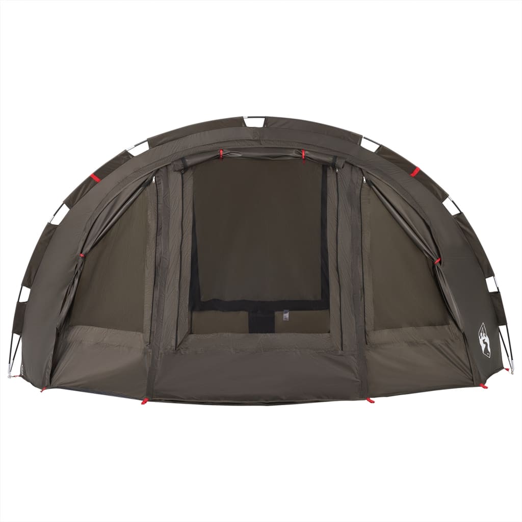 Fishing Tent 4-Person Brown Waterproof