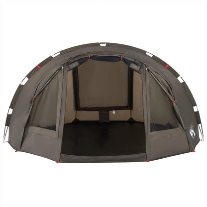 Fishing Tent 4-Person Brown Waterproof